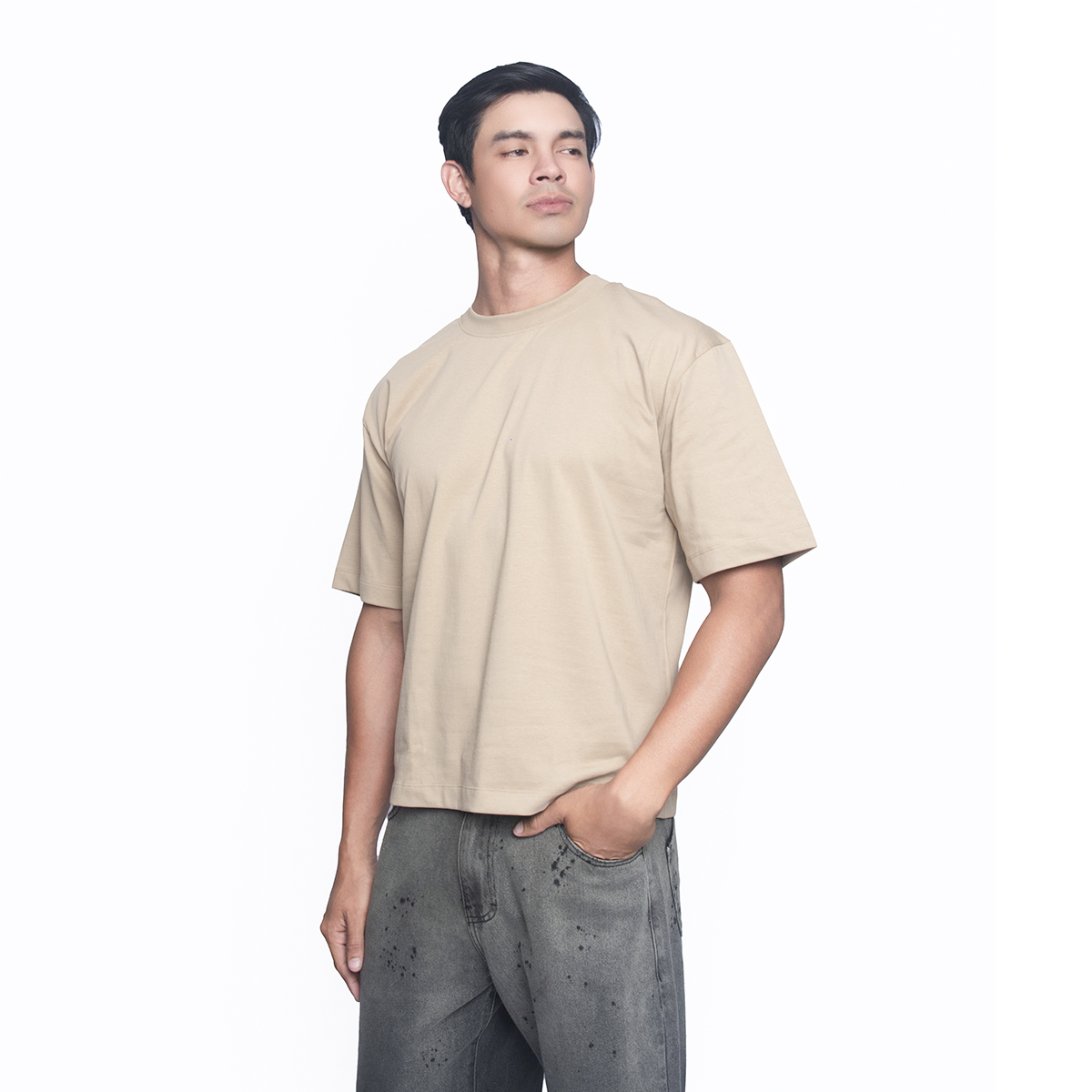 Boxy Fit Beige - Imagen 3