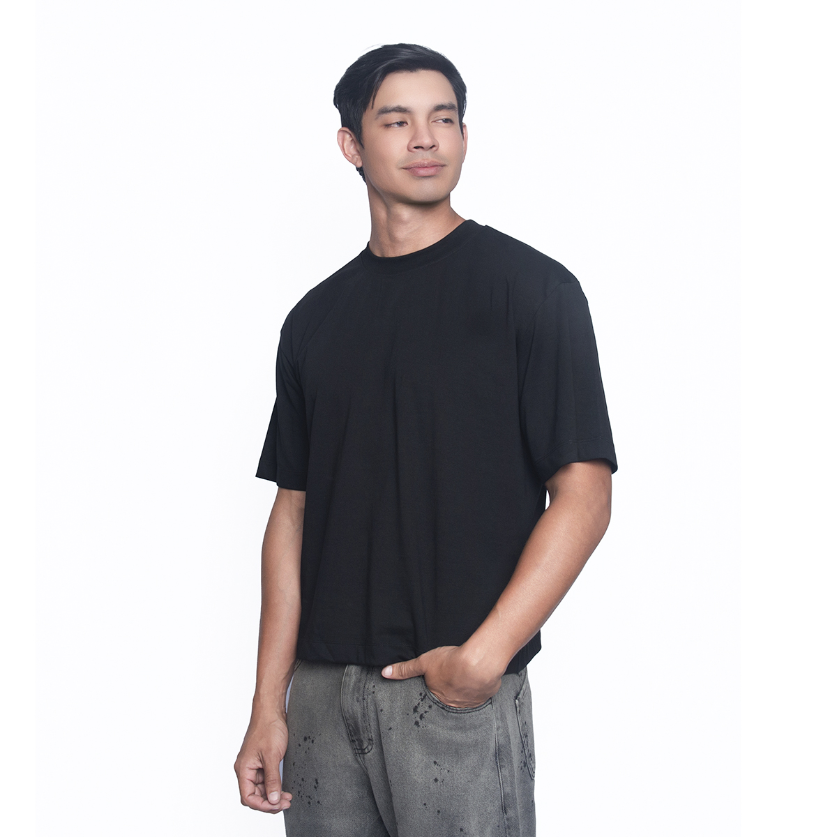 Boxy Fit Negro - Imagen 3