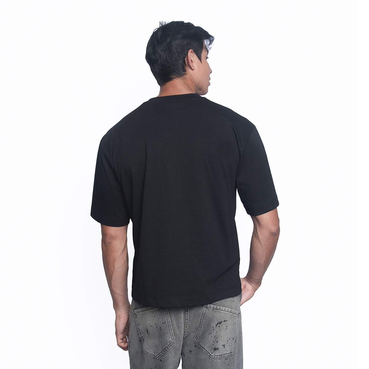 Boxy Fit Negro - Imagen 2