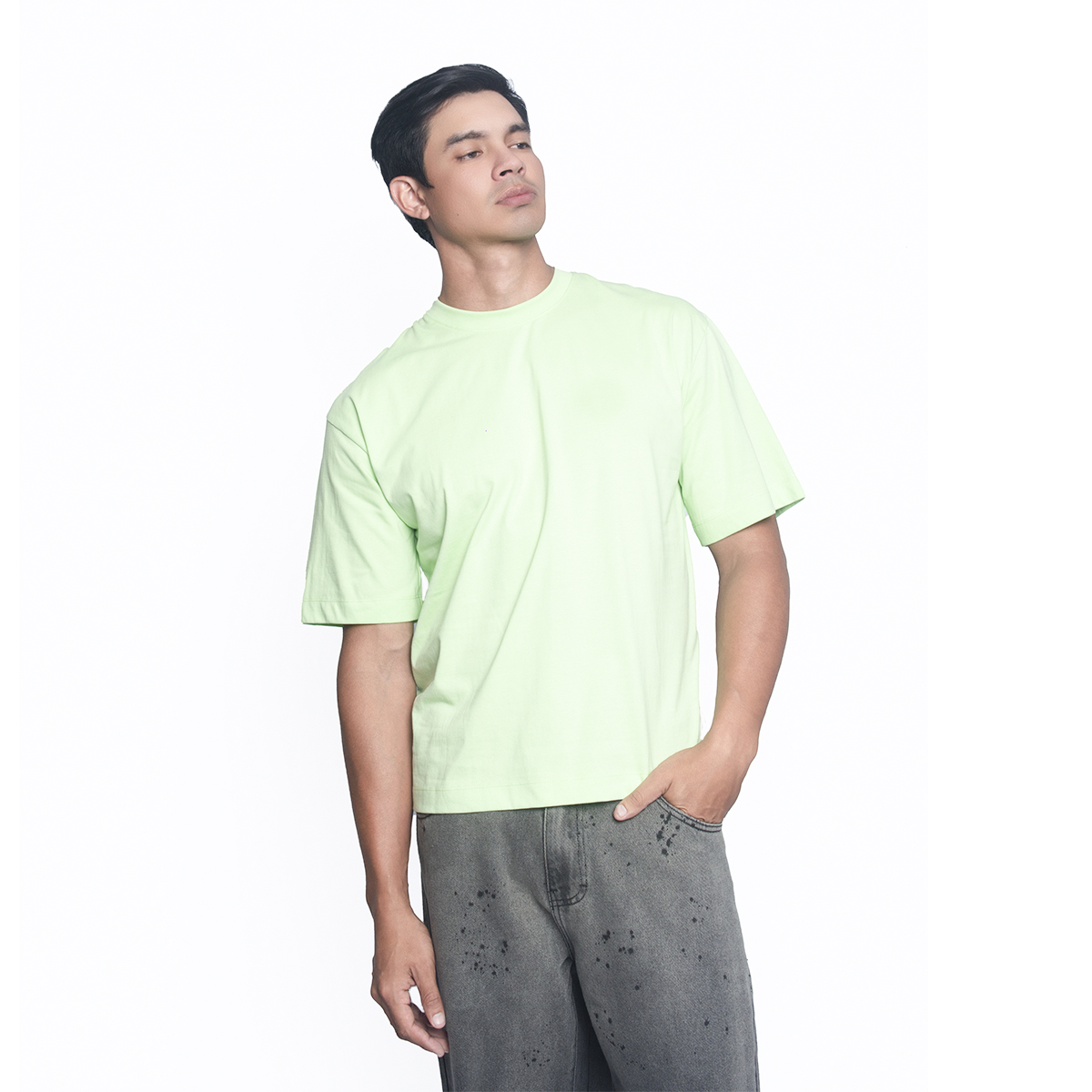 Boxy Fit Verde Manzana - Imagen 3