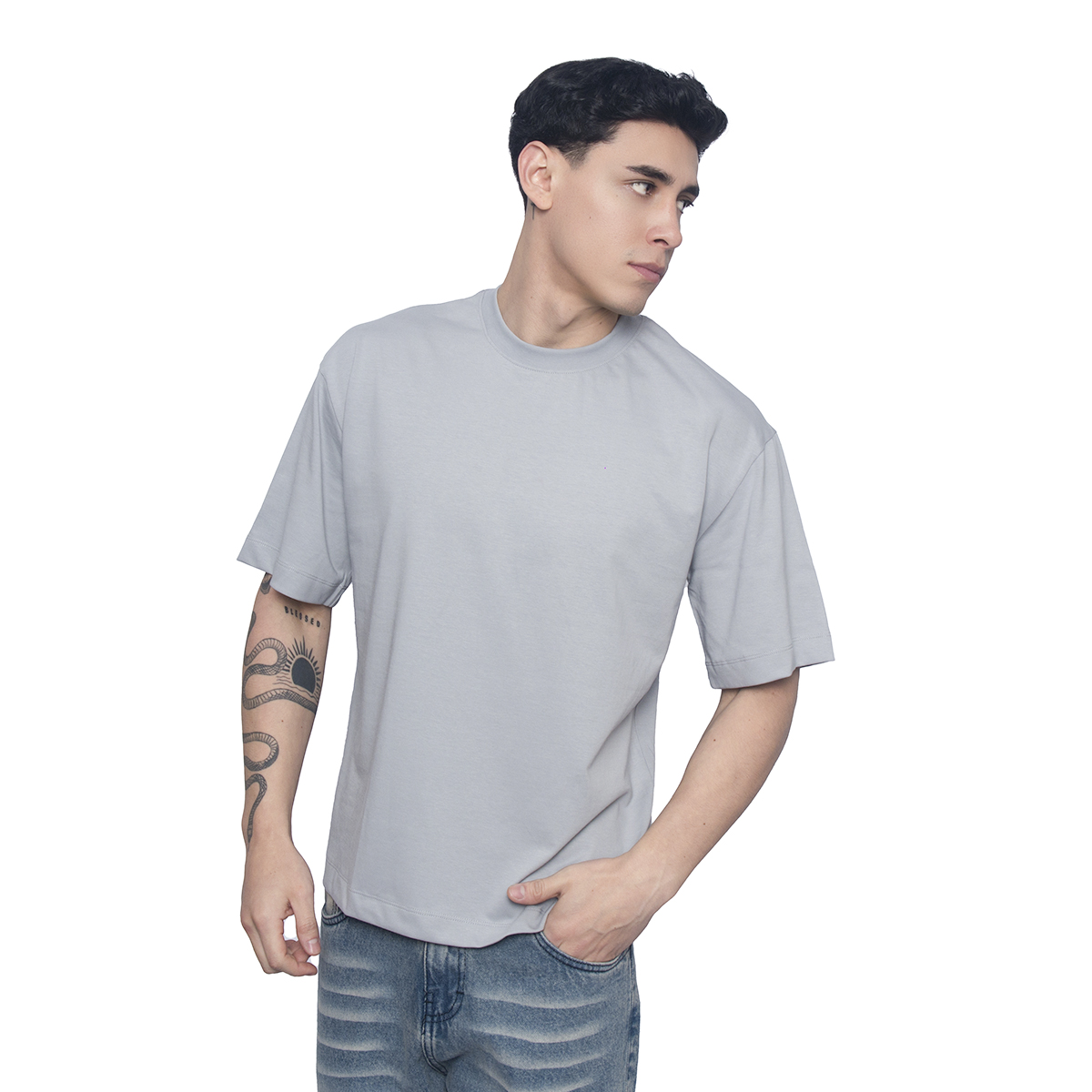 Oversize Gris Claro - Imagen 2