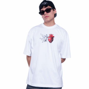 Oversize Blanco - Angels Guard Our Heart